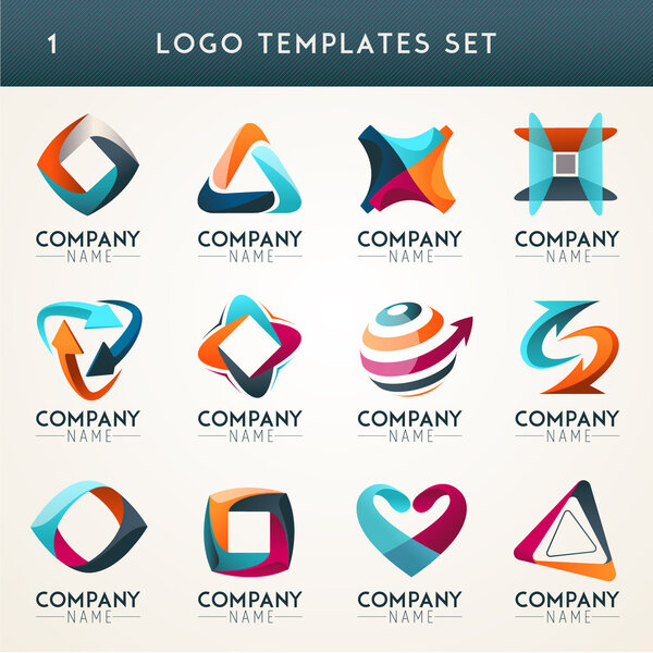 Абстрактные логотипы, веб-иконы, сиолы
