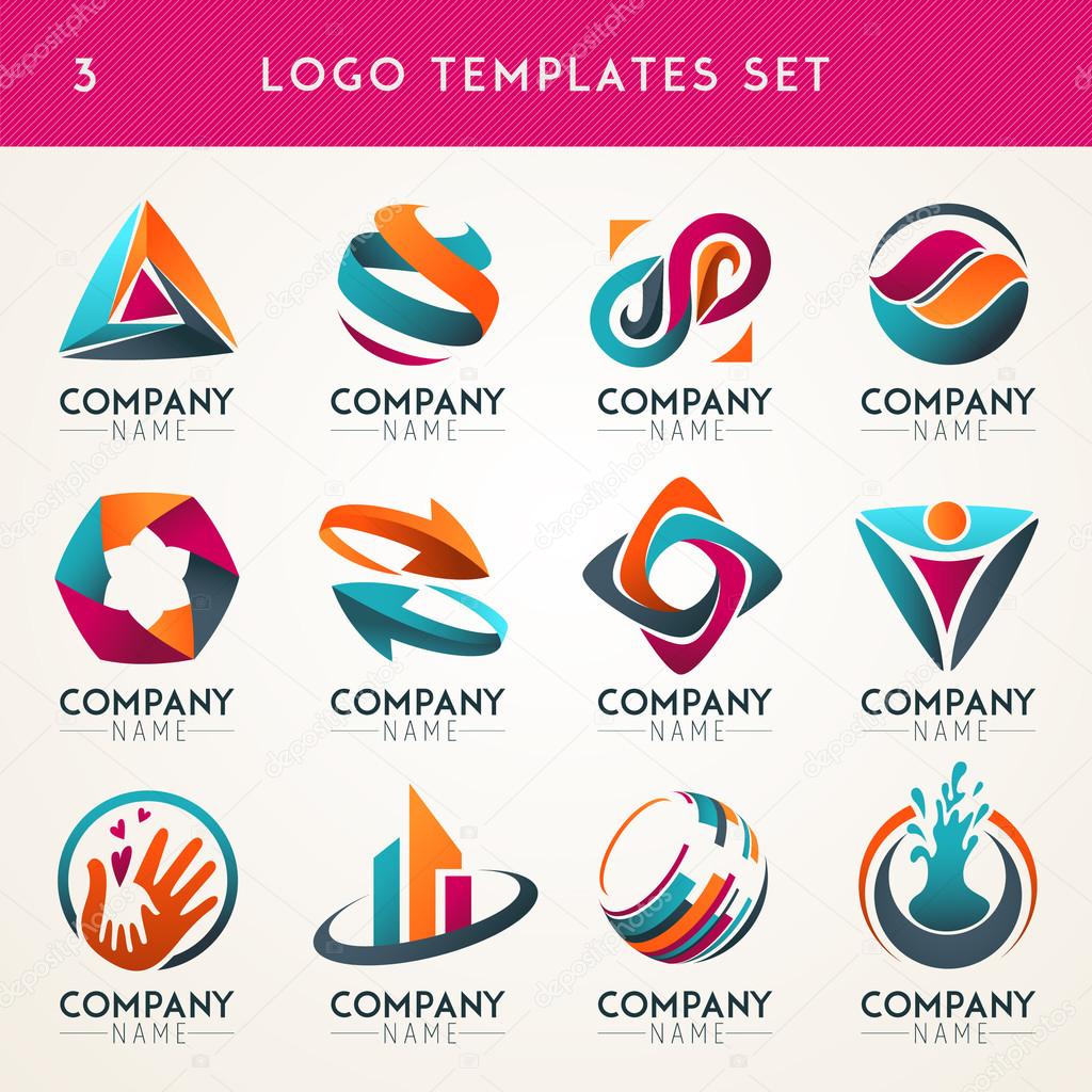 Abstract logos, web Icons, symbols