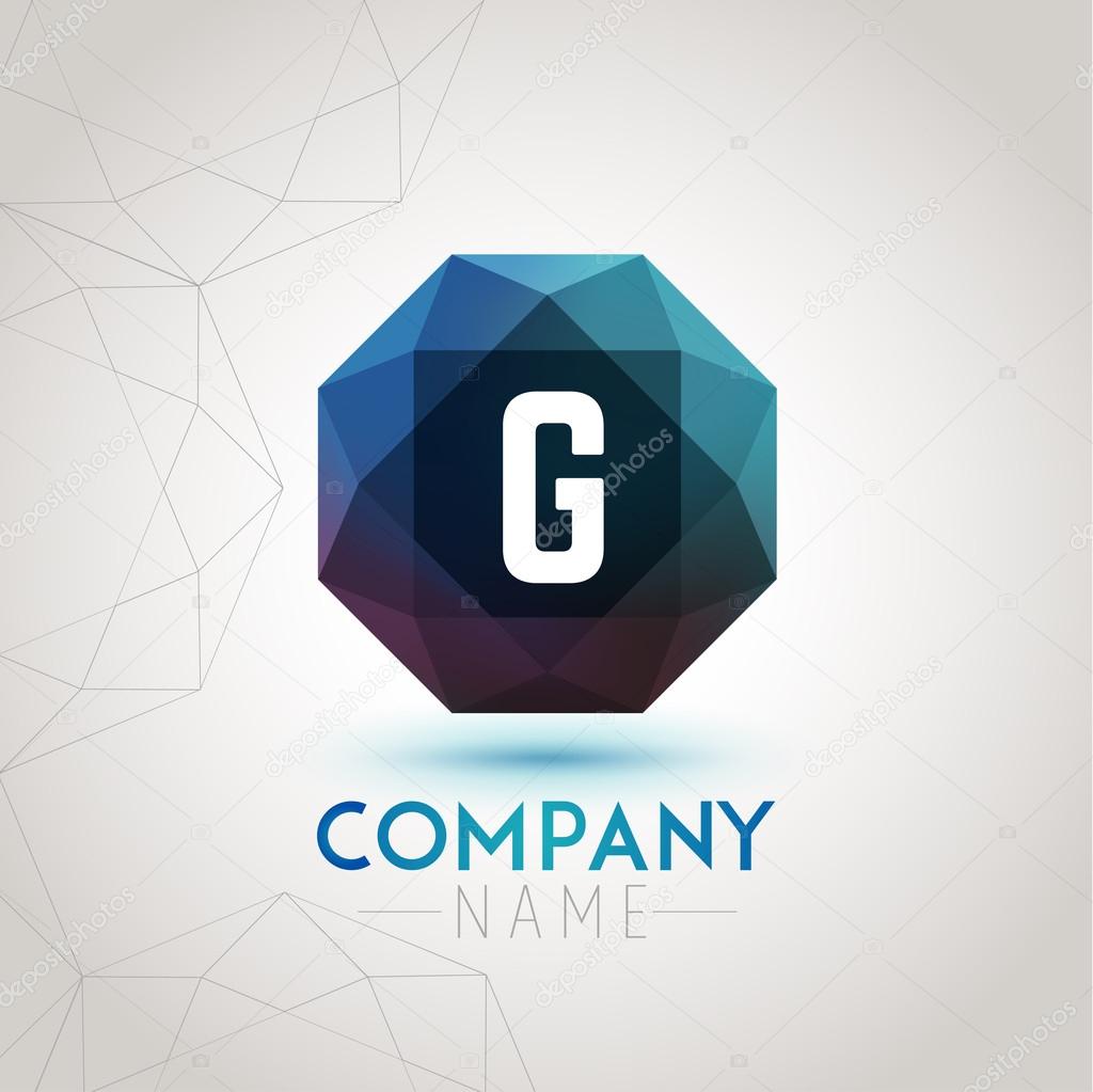 Letter G Alphabet Logo Icon Design Template Element. Vector Color Sign Easy Editable for Your Design.