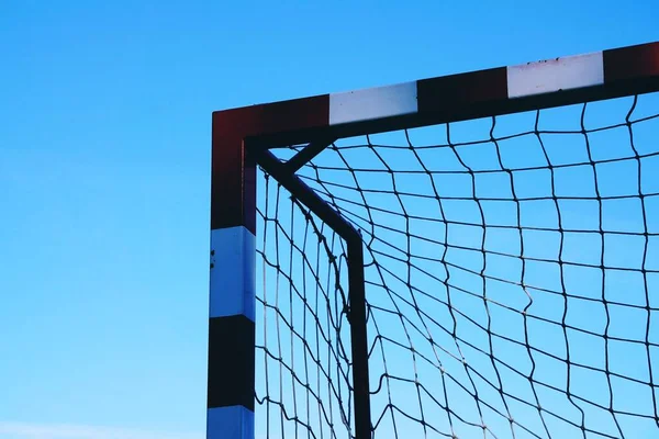 Calle Fútbol Portería Deporte Equipo — Foto de Stock