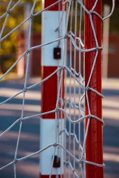 Street Fotboll Mål Sportutrustning — Stockfoto