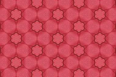 kırmızı soyut desenli arka plan, simetrik şekiller 