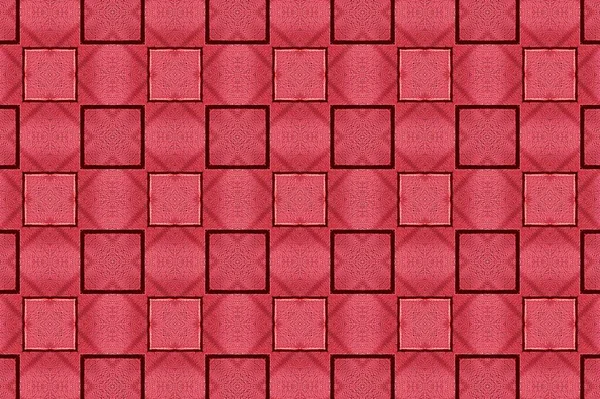 Vermelho Abstrato Texturizado Fundo Formas Simétricas — Fotografia de Stock