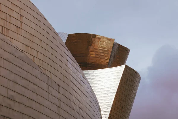 Guggenheimská Muzejní Architektura Městě Bilbao Španělsko — Stock fotografie