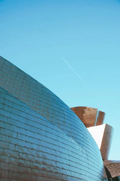 Guggenheim Bilbao Muzeum Architektura Bilbao Cestovní Destinace — Stock fotografie