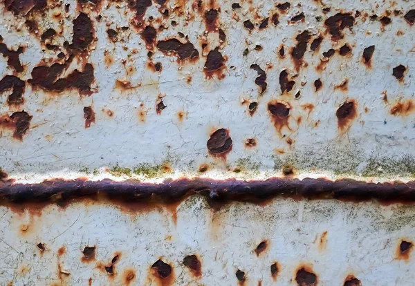 Λεπτομερής Επιφάνεια Κλεισίματος Σκουριασμένου Μετάλλου Και Χάλυβα Πολλή Διάβρωση Υψηλή — Φωτογραφία Αρχείου