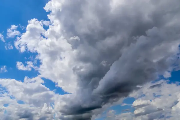 Prachtige Donkere Wolkenformaties Lucht Vlak Voor Een Onweer — Stockfoto