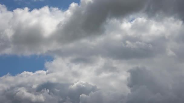 Timelapse Nuvens Escuras Reunindo Antes Uma Tempestade — Vídeo de Stock