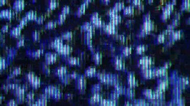 Beyaz gürültü gösterilirken bir plazma televizyonundaki görüntüyü kapat