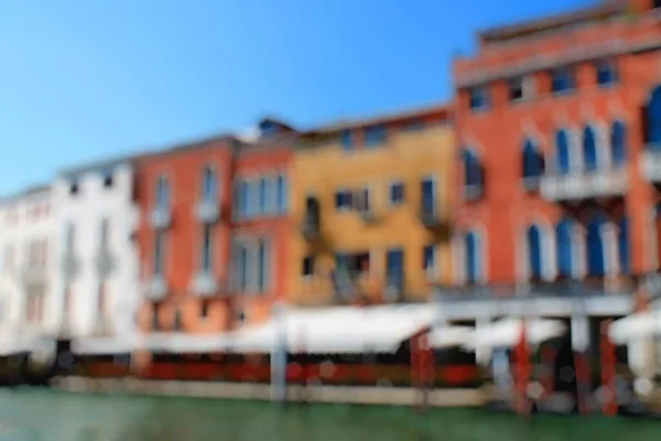 Venedig Italien Suddig Mjuk Fokus Bakgrund Abstrakt Koncept Med Bokeh — Stockfoto