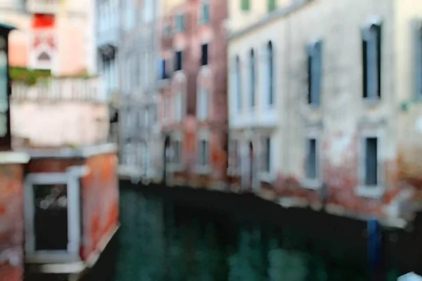 Venezia Italia Sfondo Soft Focus Offuscata Concetto Astratto Con Bokeh — Foto Stock