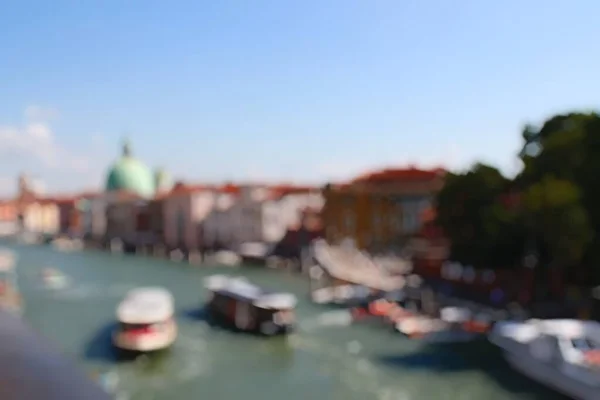 Venecia Italia Fondo Enfoque Suave Borroso Concepto Abstracto Con Bokeh — Foto de Stock