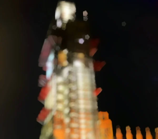 Blurred Soft Focus Background Architecture Night Abstract Concept Bokeh Light — Stock Photo, Image