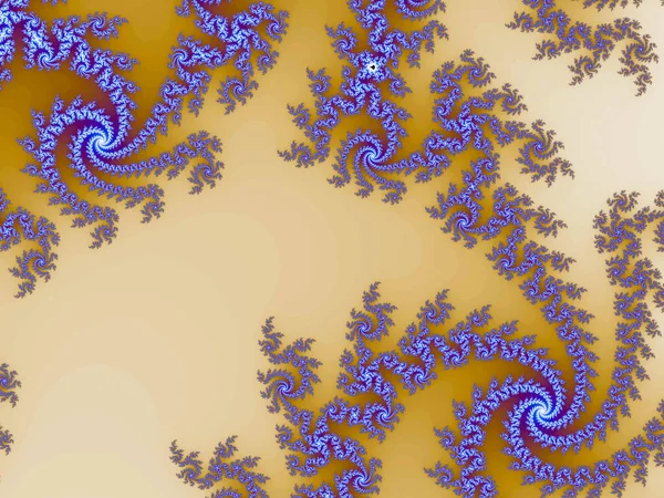 Schöner Zoom Das Unendliche Mathematische Mandelbrot Fraktal — Stockfoto