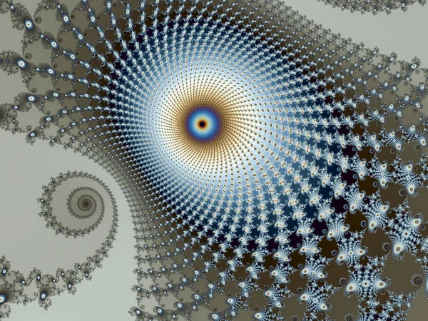 Hermoso Zoom Infinito Fractal Mandelbrot Matemático — Foto de Stock