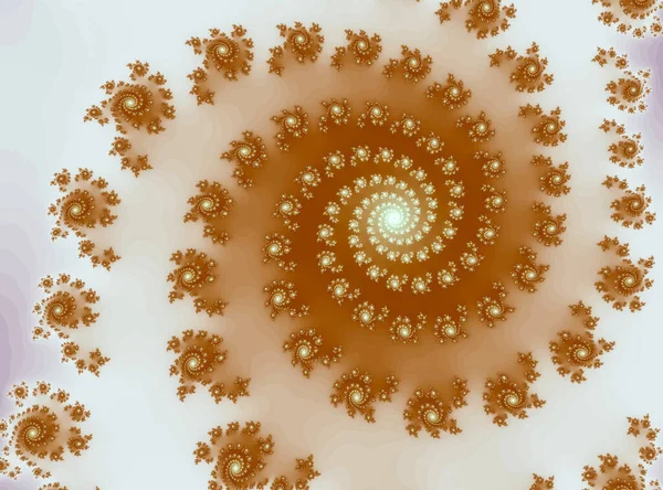 Illustration Eines Zooms Eine Unendliche Mathematische Fraktalmenge — Stockfoto