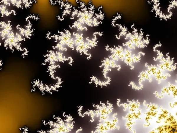 Illustration Eines Zooms Eine Unendliche Mathematische Fraktalmenge — Stockfoto