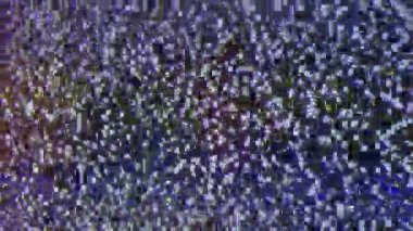 Beyaz gürültü gösterilirken bir plazma televizyonundaki görüntüyü kapat
