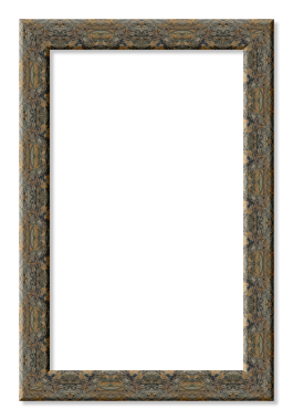 Kabataslak desenli ahşap çerçeve, şeffaf bir arkaplan içeren süslü bir desen.