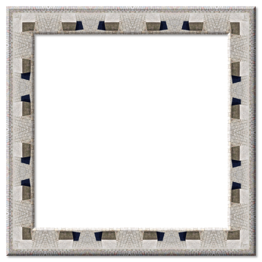 Mimari asfalt dokusu boş şeffaf bir alan etrafında dekoratif bir sınır oluşturuyor