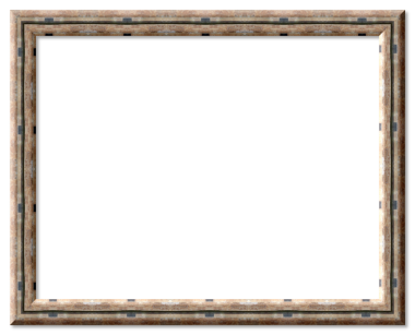 Dörtgen aşınmış ahşap çerçeve, içi boş, şeffaf bir arka planı var.