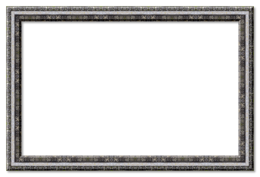 Şeffaf bir arkaplanda yaşlı dokuyu ve karmaşık desenleri gösteren süslü dikdörtgen çerçeve