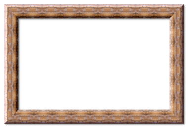 Antik ahşap çerçeve şeffaf bir arkaplan üzerinde klasik bir sınır sağlar