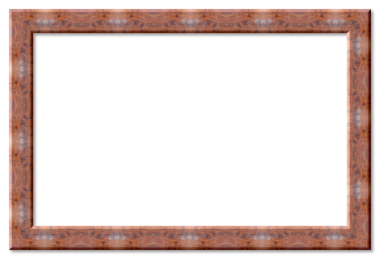 Saydam bir arkaplanda resim veya resimleri göstermek için boş ahşap çerçeve