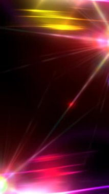 Mavi ve pembe ışık çizgilerinin dinamik ve canlı animasyonu karanlık bir arkaplanda hareket ediyor.