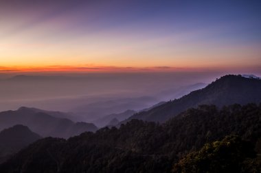 bir cennet gibi güzel güneş manzara