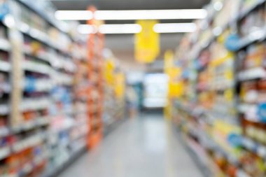 arkaplan resmi için bulanık bir süpermarket