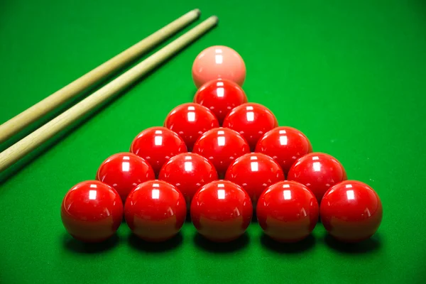 Snooker golyó készlet — Stock Fotó