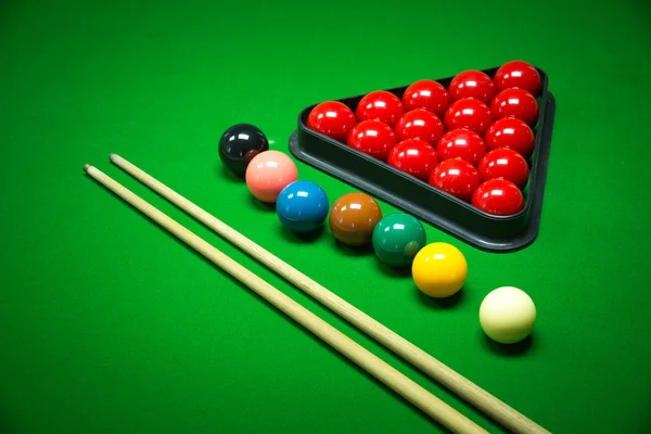 Snooker balls set — Stock Photo, Image