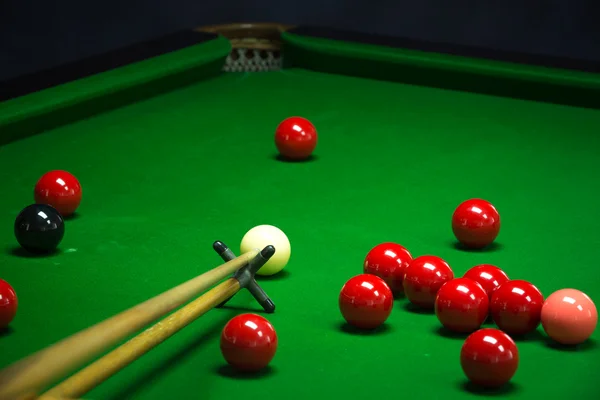 Snooker golyó készlet — Stock Fotó