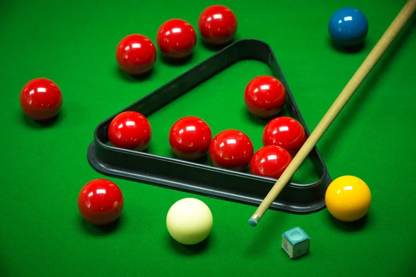 Snooker golyó készlet — Stock Fotó