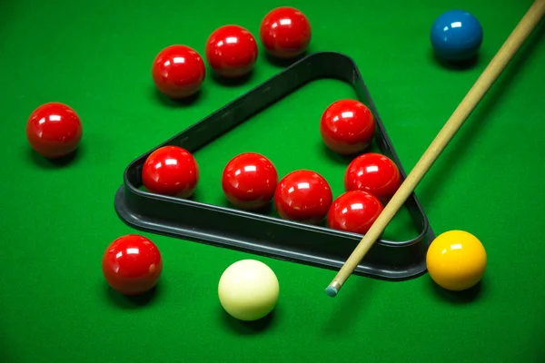 Snooker golyó készlet — Stock Fotó