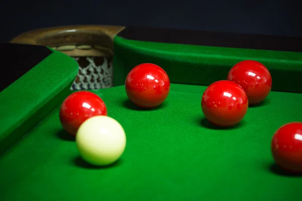 Snooker golyó készlet — Stock Fotó