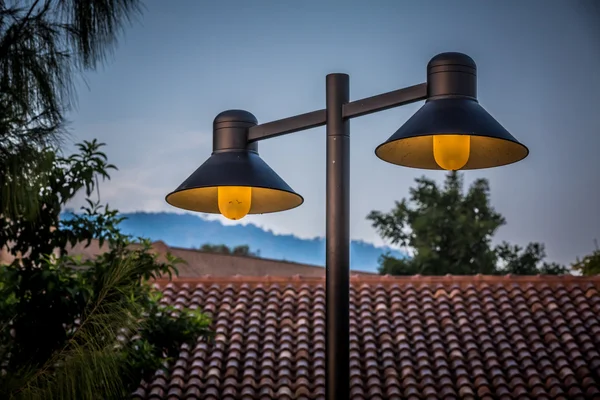 Two street lamps — Stock Photo, Image