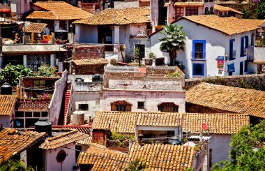 Taxco'da çatılar