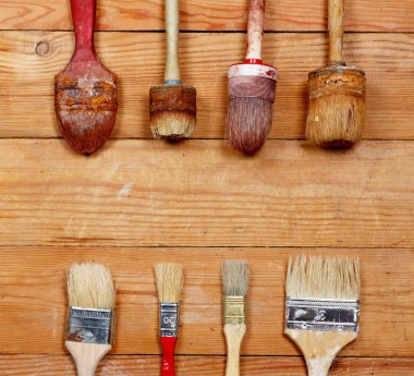 eski Boya fırçaları