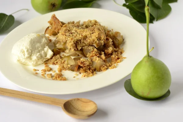 Birne zerbröselt — Stockfoto