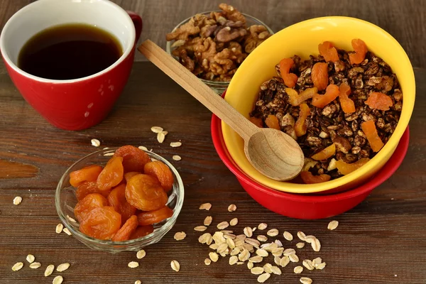 Chocolate granola — Stock Photo, Image