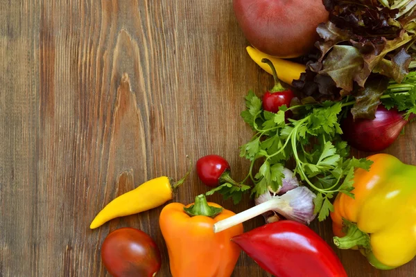 Verdure fresche - il concetto di cibo sano — Foto Stock