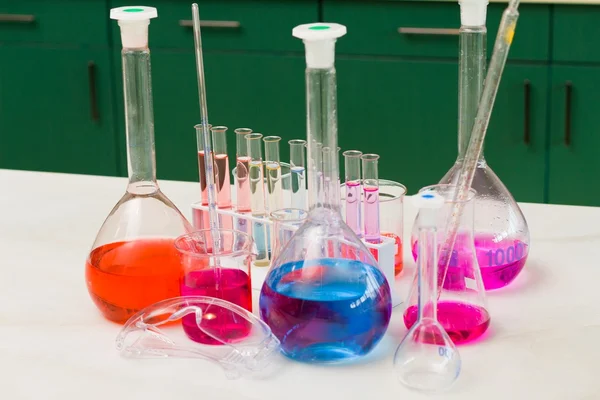 Colorful active substances — Stock Photo, Image