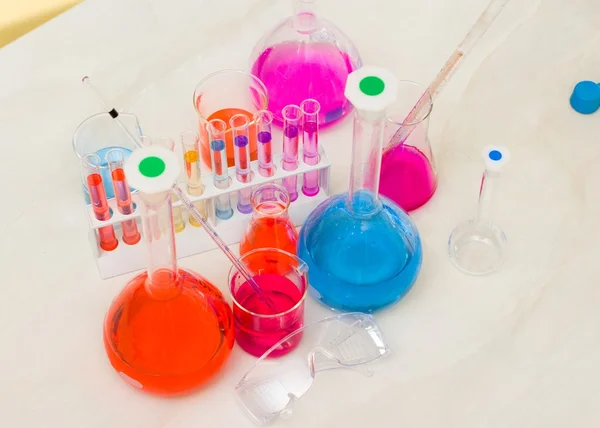 Analisi chimica divertente — Foto Stock
