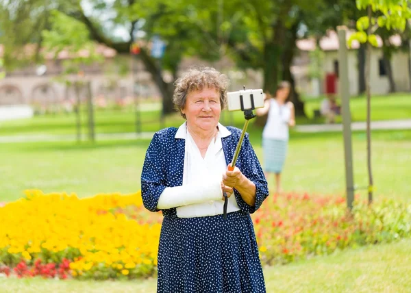 Já jsem vystupovala moderní změny — Stock fotografie