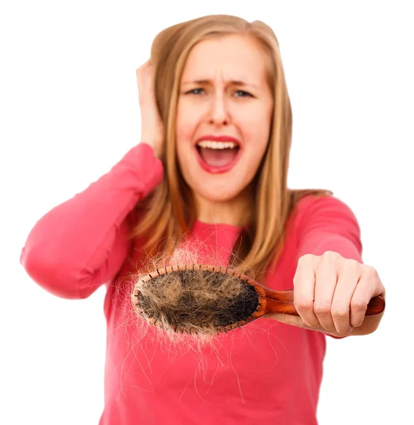 Severe Hair Loss — Stock Photo, Image