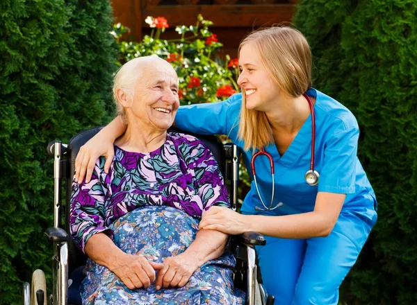 Elderly Home Care — Stock Photo, Image