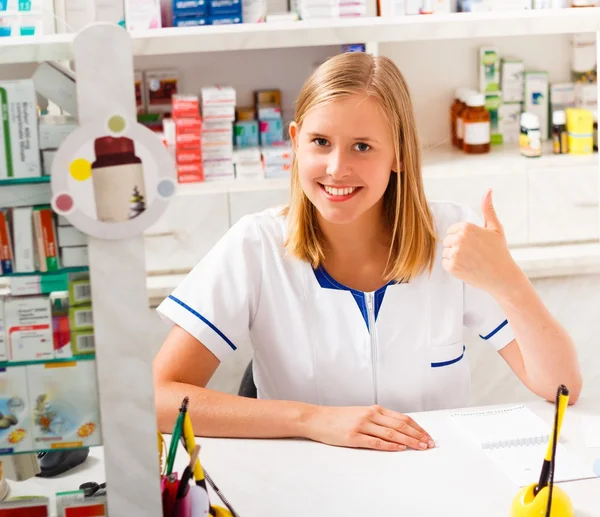 Snäll farmaceut — Stockfoto