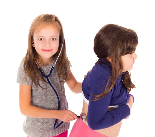 Little Doctor - Little Patient — Stock Photo, Image